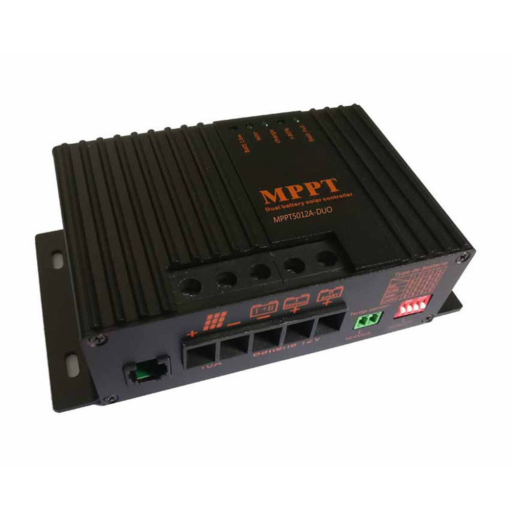 mppt5012a-duo-bt mppt 12a 12v solar charge controller app solar regulator voor solar paneellader