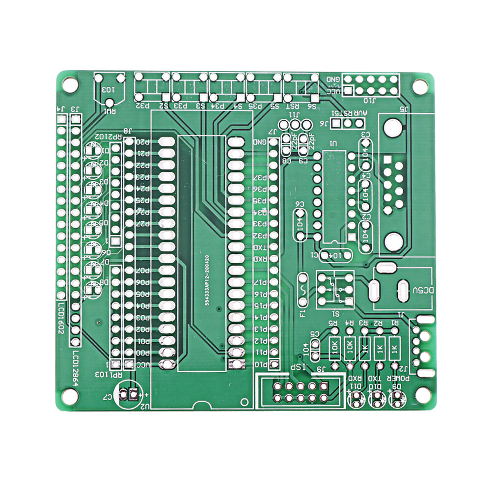 stc89c52 dhz learning board kit suit the parts 51 / avr microcontroller development board learning board