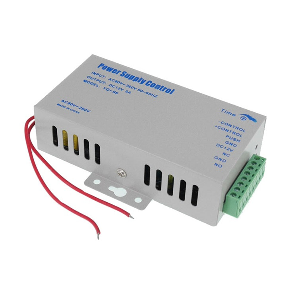 ac 110-220v ingang dc 12v 5a uitgang toegangscontrole voeding voor deur rfid vingerafdruk toegangscontrole machine apparaat