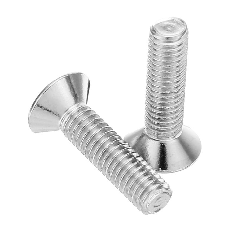 m3ash5 10 stuks m3 hex afgesneden flat head schroeven legering staal titanium plated 12.9 graad