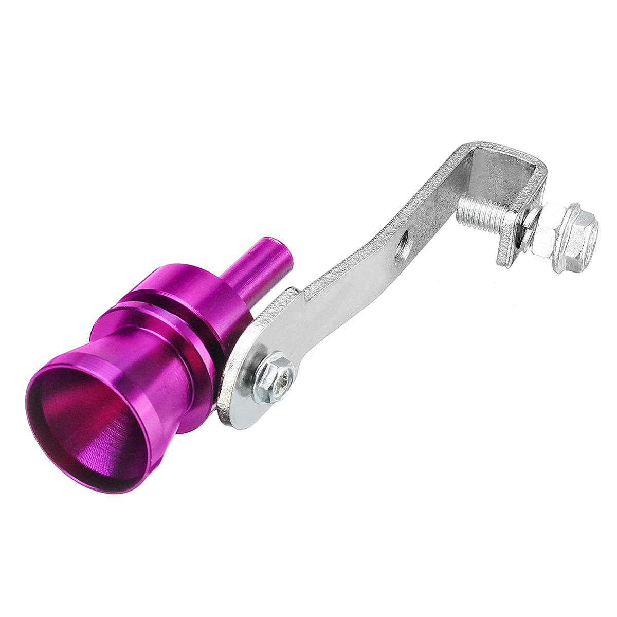 paars aluminium turbo geluid whistle uitlaat uitlaat simulator pipe blow-off valve s / m / l / xl