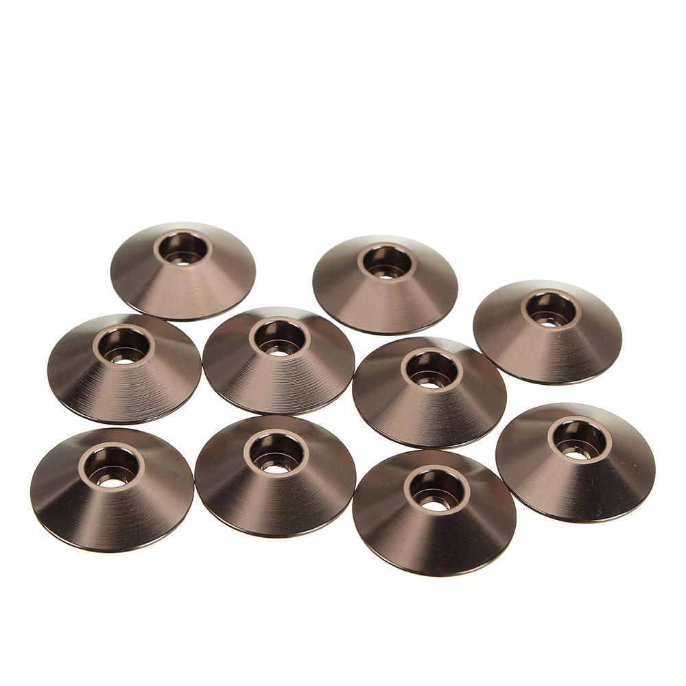 m3an10 10 stuks m3 kapkopschroef cup sluitring extra grote pakking aluminiumlegering multicolor