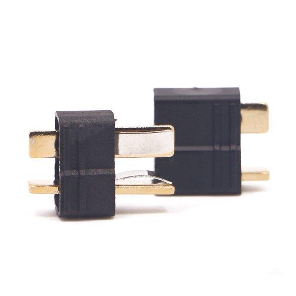 5 paar amass am-1015b anti-slip black t plug connector mannelijk & vrouwelijk