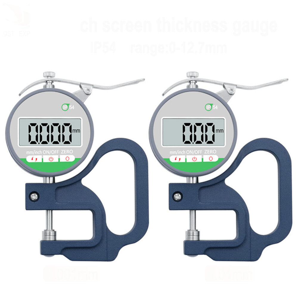 0.01mm 0.001mm digitale diktemeter meter touchscreen elektronische micrometer micron tester meetinstrument