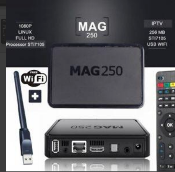 mag 250 iptv set-top box