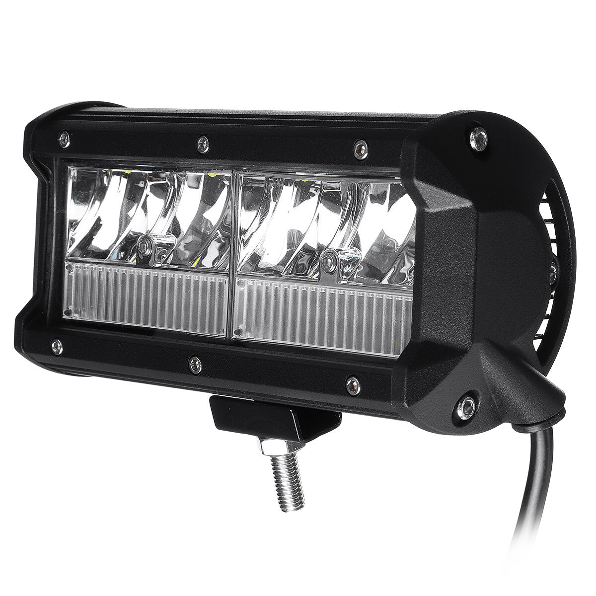 9-32v 4 inch / 7 inch led werklamp aluminium wit bar spot flood combo mist driving light offroad