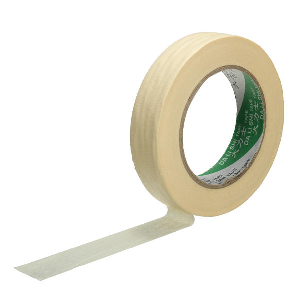 25mm x 50m roll beige masking tape afdrukken decoratieve adhesive sticker