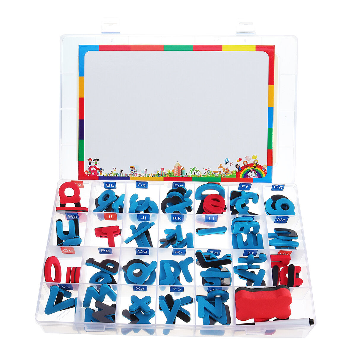 magnetisch leren van kinderen alfabetletters cijfers tekenen whiteboard alfabet hoofdletters kleine letters educatief speelgoeden voor kinderen