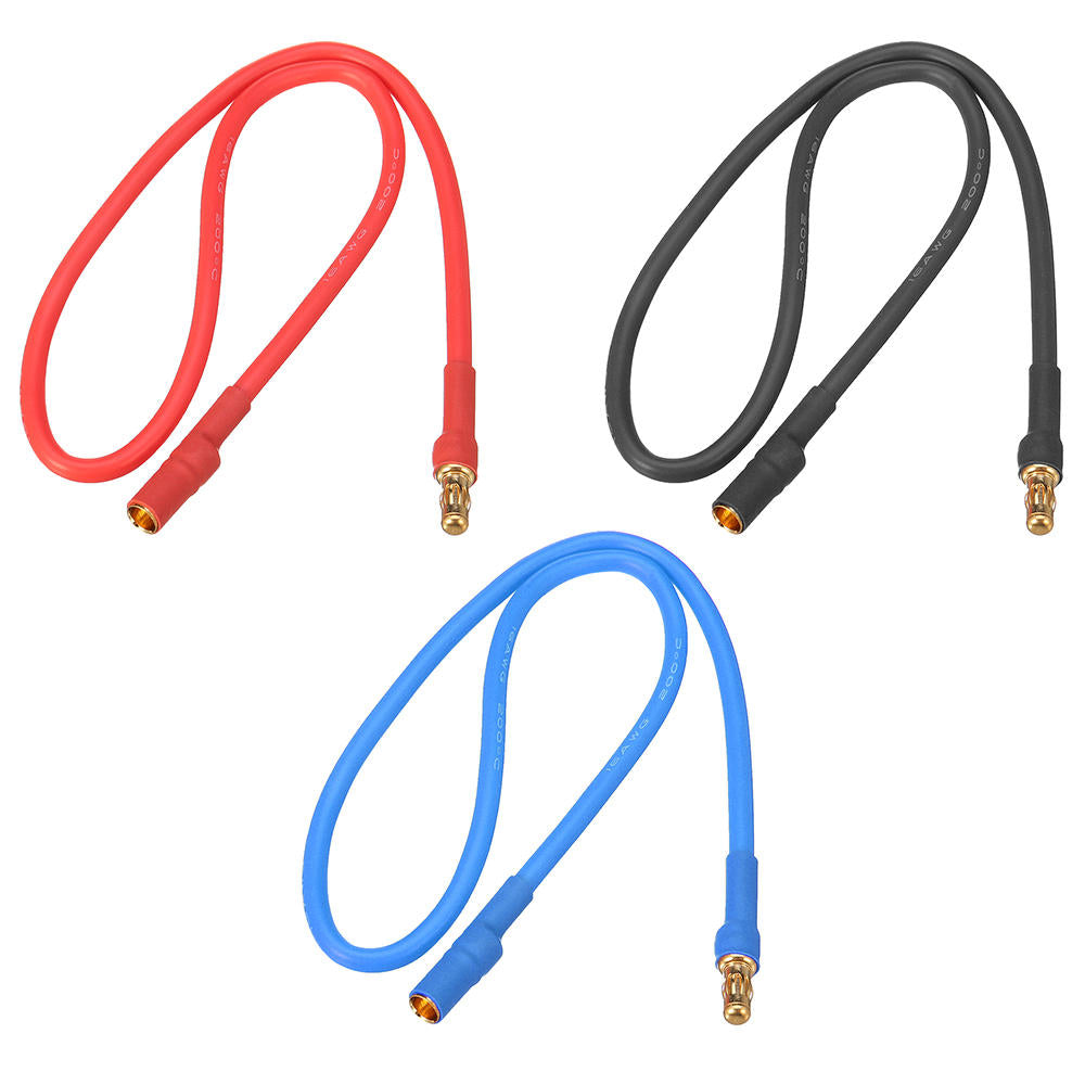 30cm 16awg 3.5 mm banaan male female plug verlengkabel soft siliconendraad