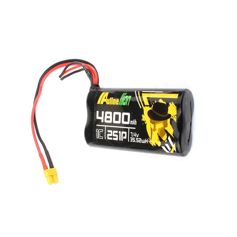 auline 7.4v 4800mah 1c 2s li-ion lionpack-batterij xt30-stekker voor tx16s tx18s-zender