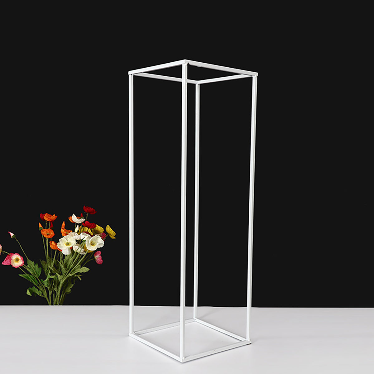 flower rack wedding metal art geometrische kolom vaas stand prop partij afneembaar