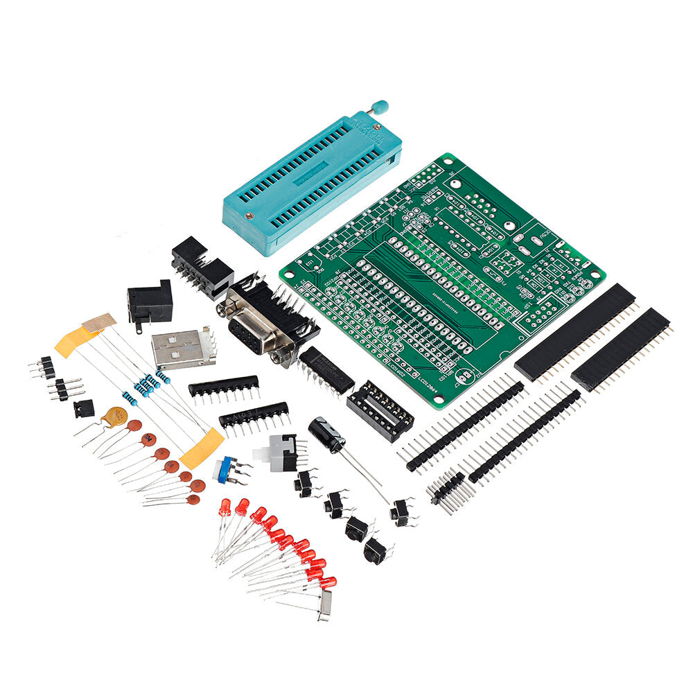 stc89c52 dhz learning board kit suit the parts 51 / avr microcontroller development board learning board