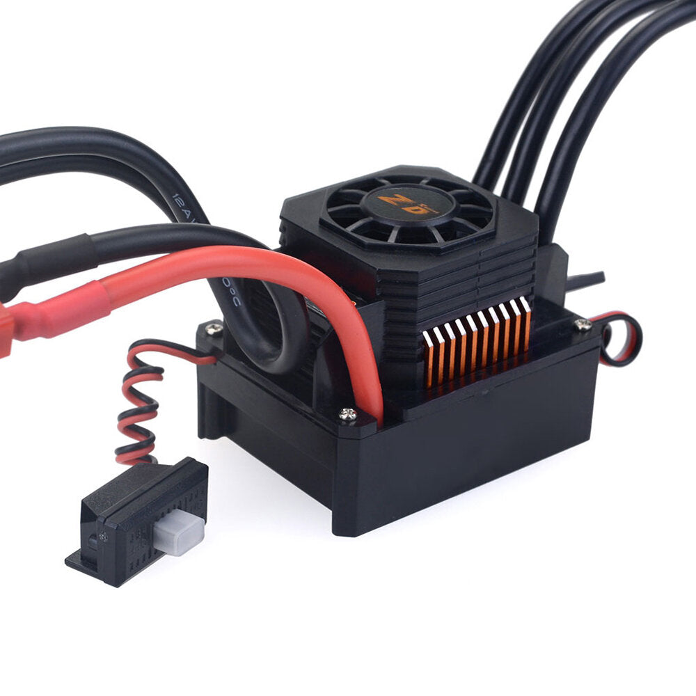 zd racing ex07 1/7 rc drift auto reserve 150a borstelloze esc dual battery plug 8604 voertuigen model onderdelen