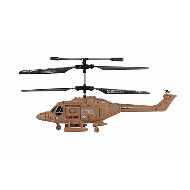 dwi 2.5ch anti-jamming systeem one key take off fall resistance militaire rc helicopter rtf