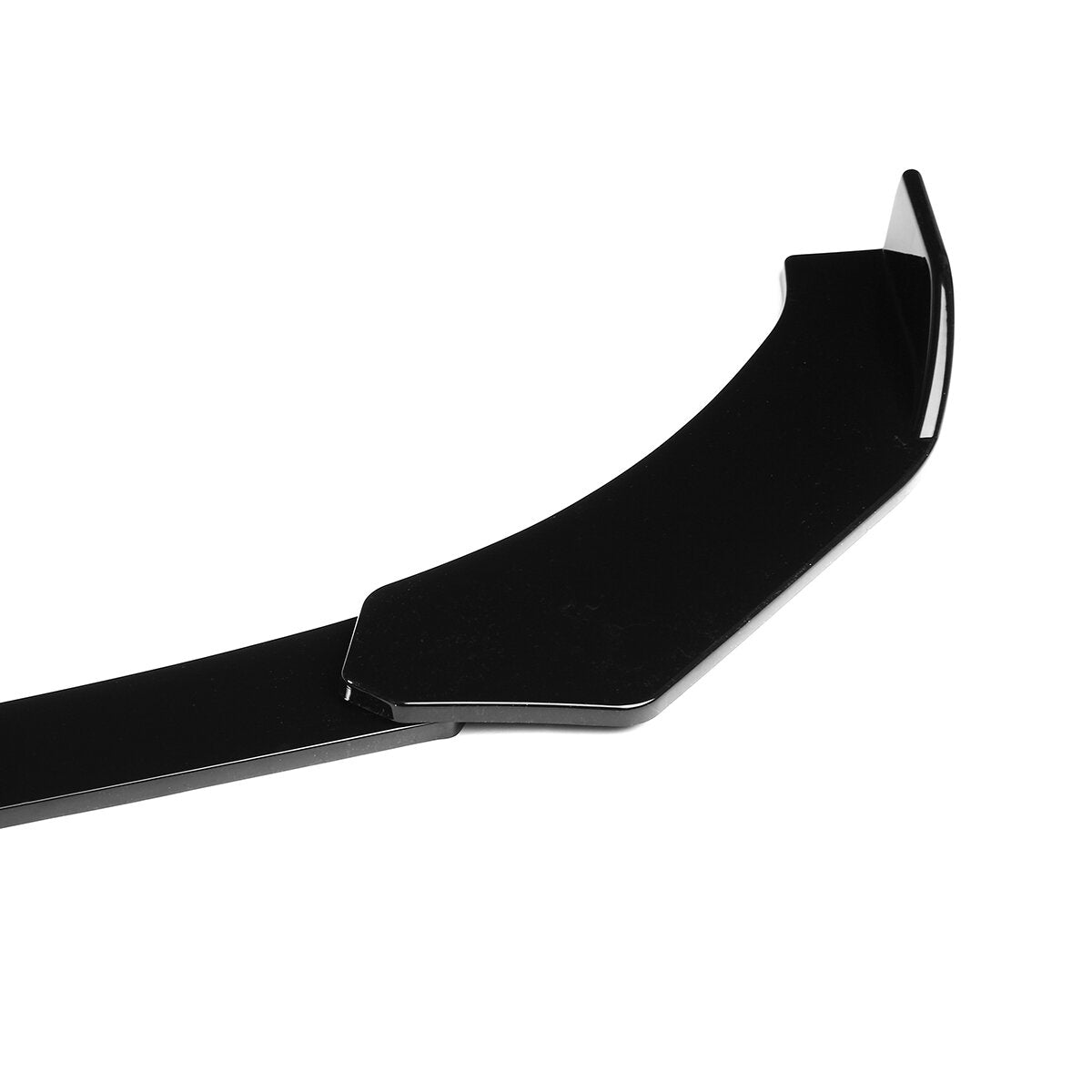 4 stuks zwart front lip chin bumper spoilers body kits voor auto universeel: