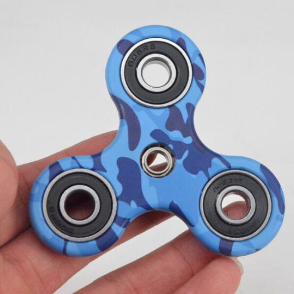 roterende tri spinner colorful fidget hand spinner edc keramische lager verminder stress focus aandacht speelgoed