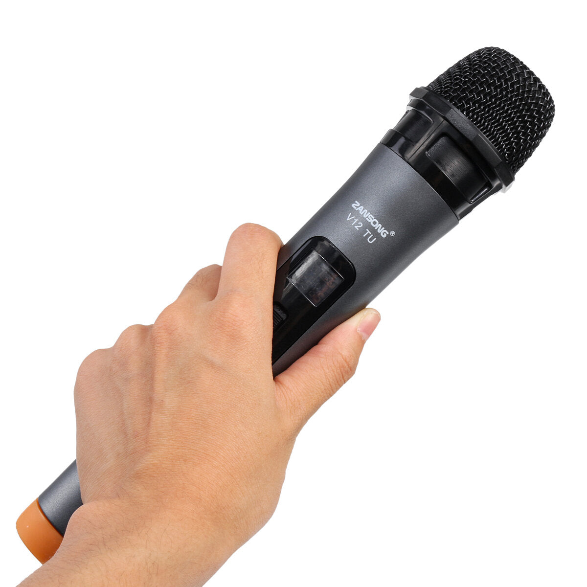 professionele uhf draadloze microfoon handheld microfoonsysteem karaoke met ontvanger en scherm