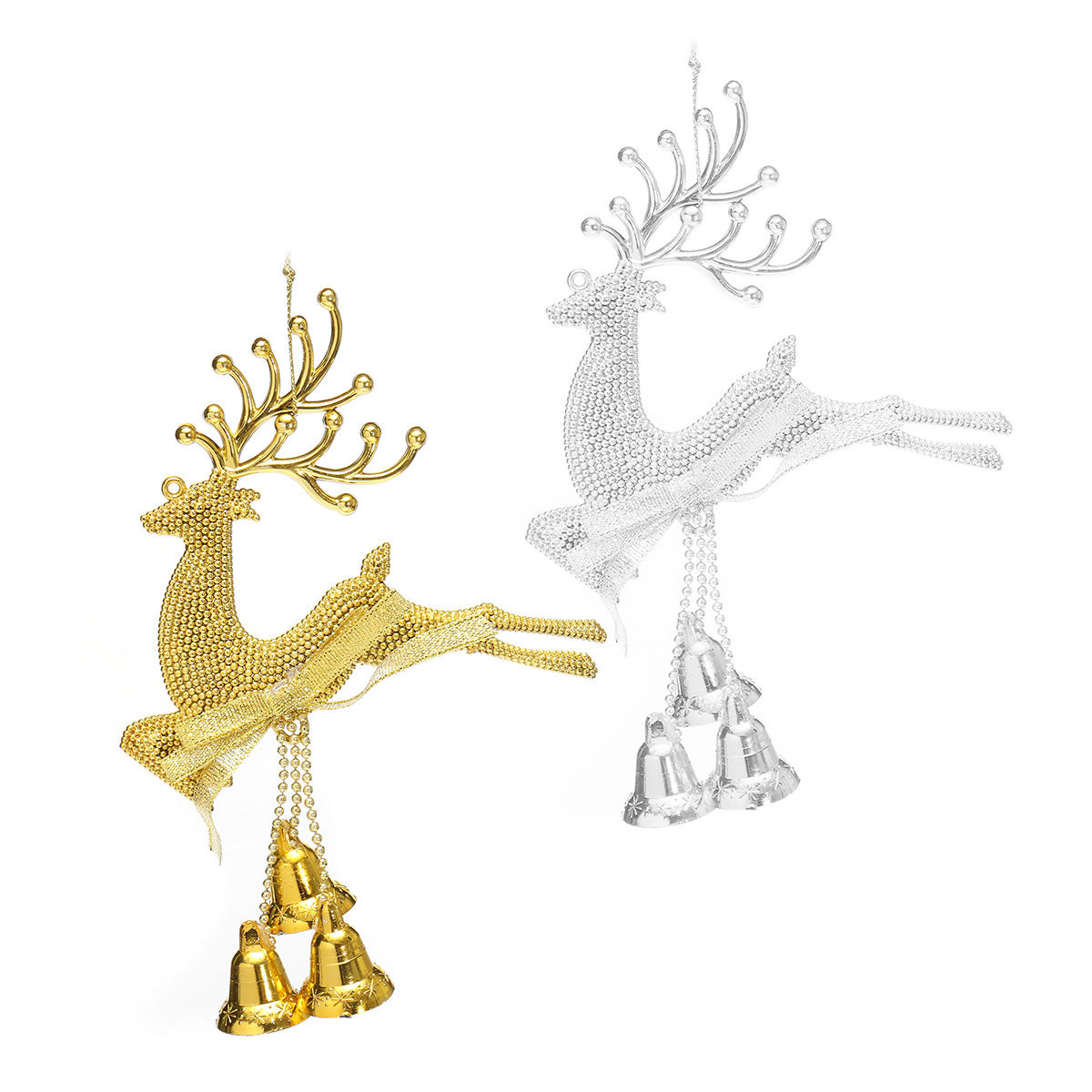 kerstboom rendier elk herten bell ornament hanger kerstfeest hangende decor