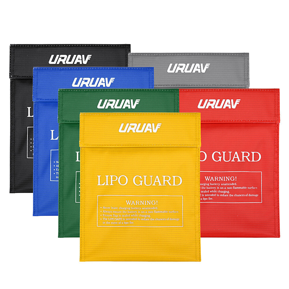 uruav waterproof explosion proof colorful lipo-batterijveiligheidstas 30x23cm