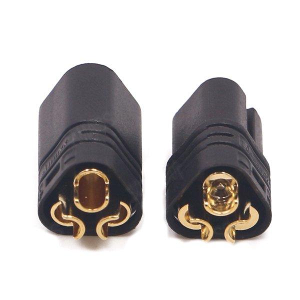 20 paren amass mt60 drie-holes plug connector zwart mannelijk & vrouwelijk