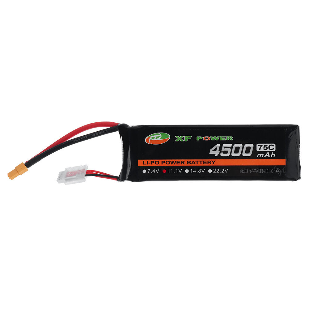 xf power 11.1v 4500mah 75c 3s lipo-batterij xt60-stekker voor rc-auto