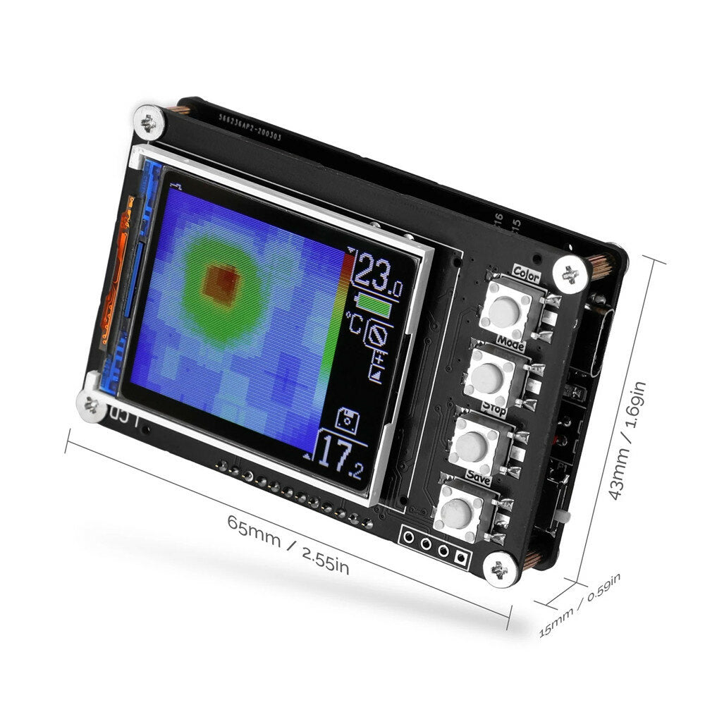 infrarood warmtebeeldcamera handheld thermische camera ondersteuning sd-kaart invoegen