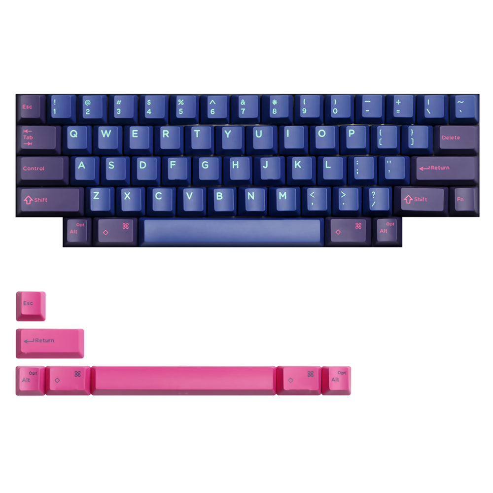 mechzone 67 toetsen keycap set oem profiel abs keycaps voor 61 toetsen mechanische toetsenborden