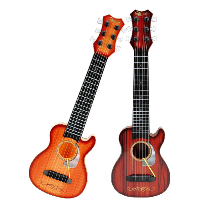 6 snaren willekeurige kleur kunststof ukulele uke muziekinstrument speelgoed voor kinderen cadeau