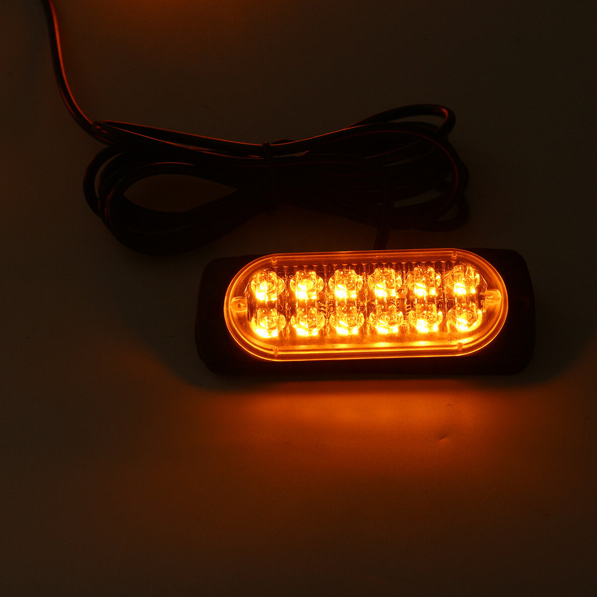 12 v / 24 v 4/6 12 led knipperlicht stroboscoop lamp truck herstel amber baken & controle waterdicht