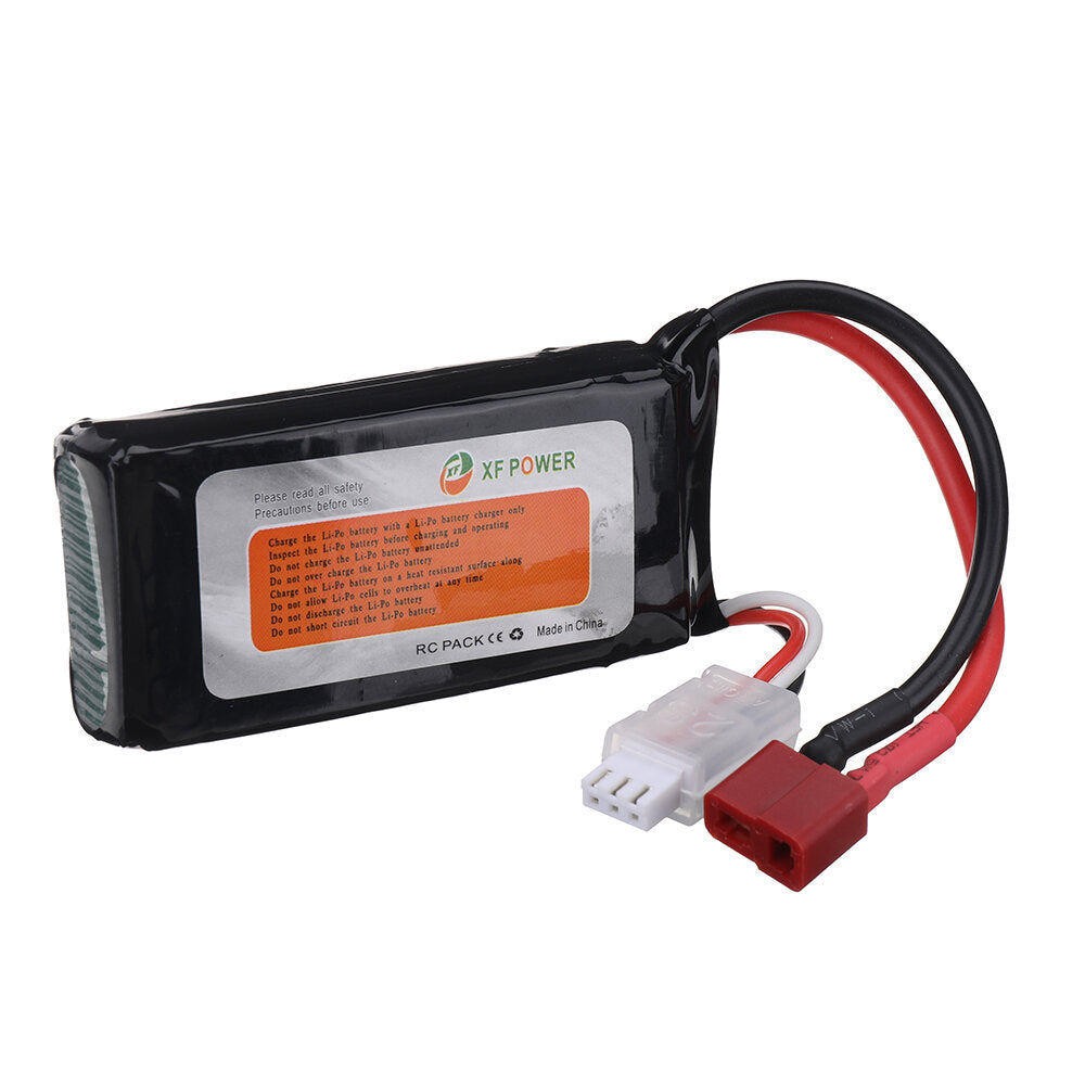 xf power 7.4v 1800mah 120c 2s lipo batterij t deans plug voor rc drone