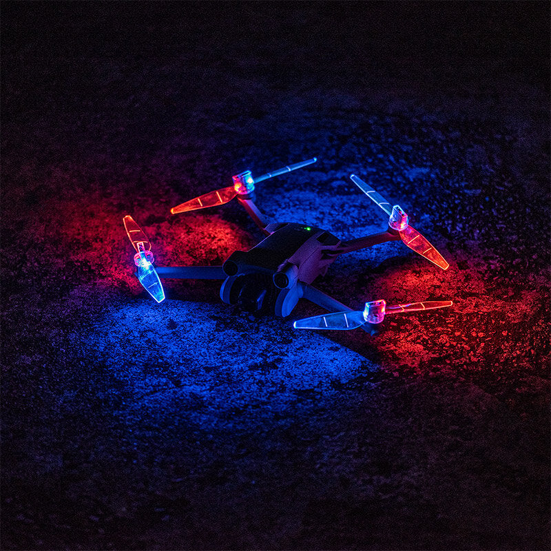startrc led flash light propeller glowing ring night flight colorful blade props oplaadbaar voor dji mini 3 pro rc drone quadcopter