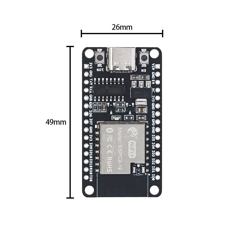 esp8684 esp32-c2 espc2-12 development board devkit seriële ch340 wifi bluetooth-module