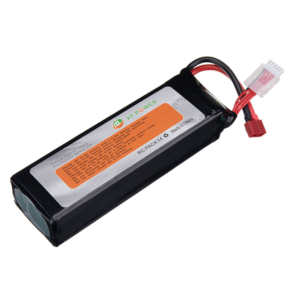 xf power 14.8v 5000mah 35c 4s lipo batterij t deans plug met xt60 adapter plug voor rc drone