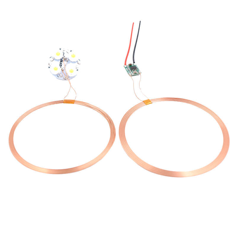 120 mm dc-oplaadmodule voor lange afstanden dhz draadloze voedingsmodule voor elektronische verlichting