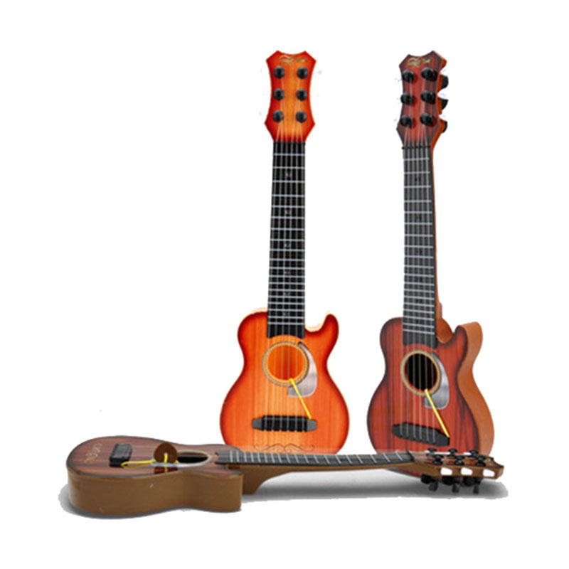 6 snaren willekeurige kleur kunststof ukulele uke muziekinstrument speelgoed voor kinderen cadeau