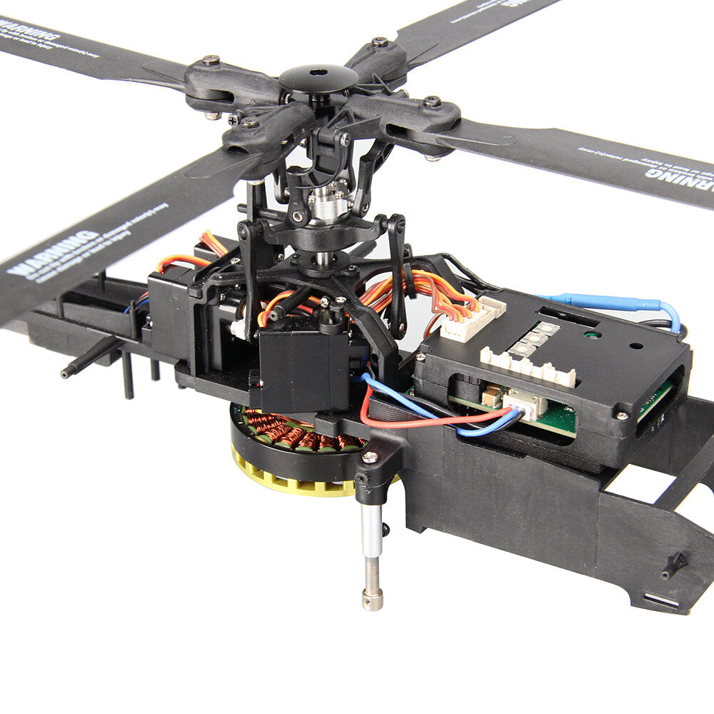 eachine e200 2.4g 6ch 3d6g-systeem dual brushless direct drive motor 1-47 schaal flybarless rc helicopter