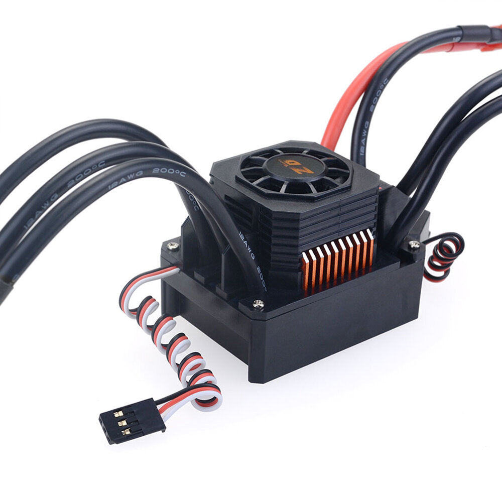 zd racing ex07 1/7 rc drift auto reserve 150a borstelloze esc dual battery plug 8604 voertuigen model onderdelen