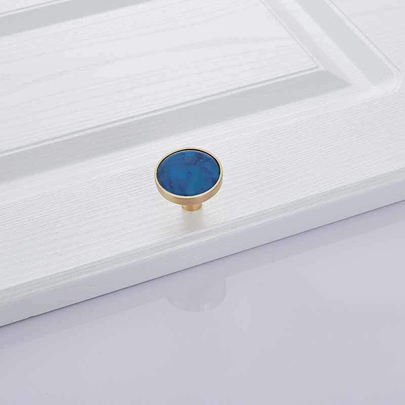 blauw nordic marmeren shell kast handvat knoppen lade en kledingkast deurgrepen