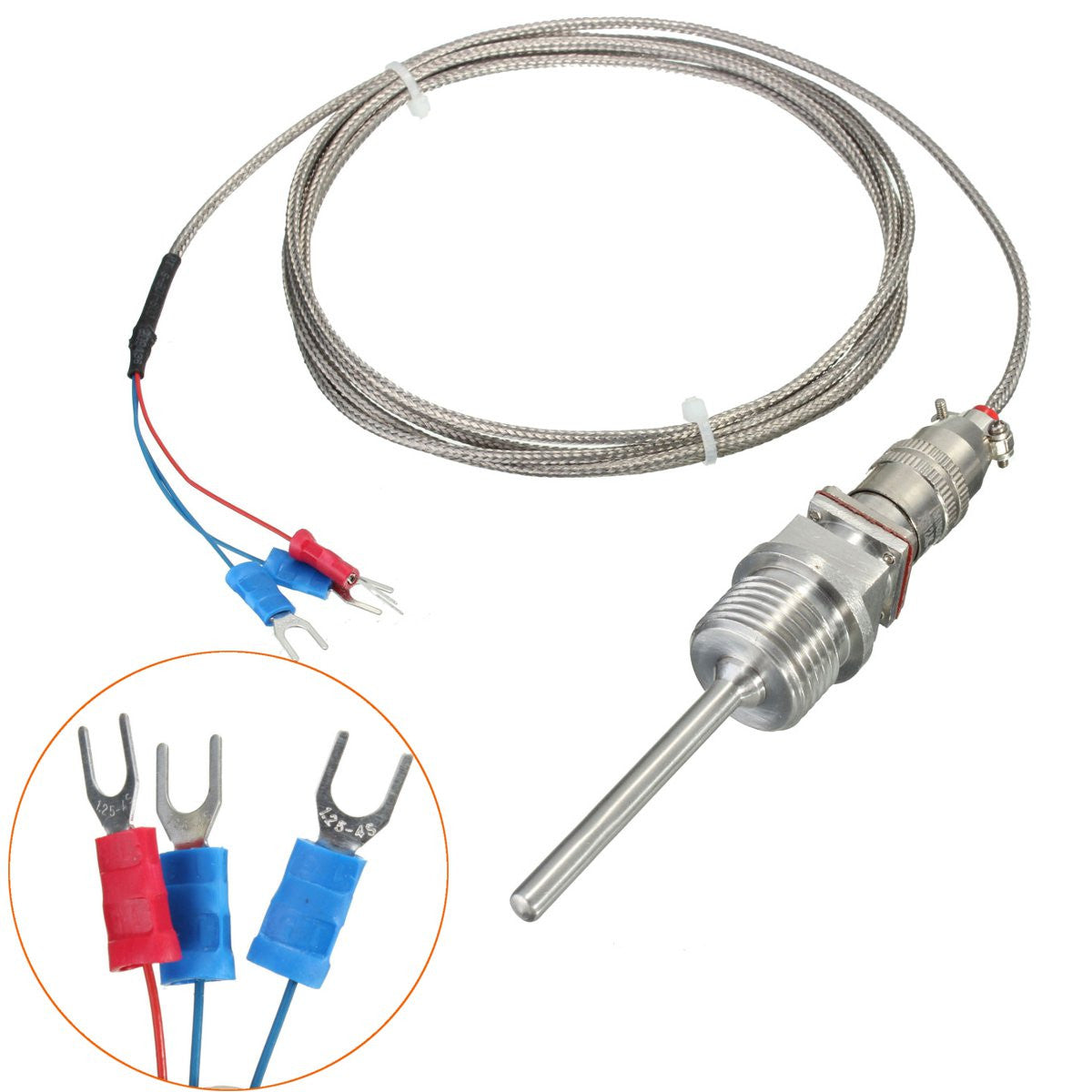 rtd pt100 temperatuursensoren 1/2 inch npt-schroefdraad met afneembare connector