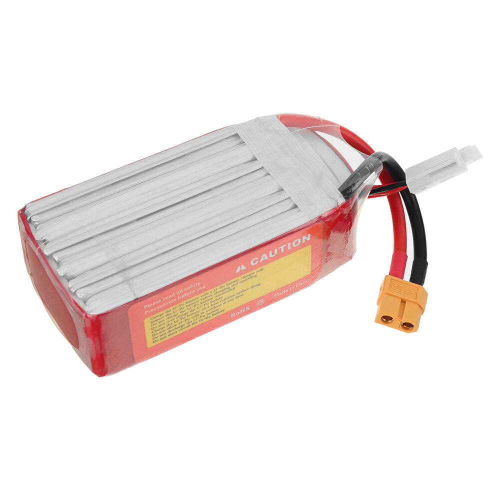 zop power 22.2v 2200mah 95c 6s lipo-batterij xt60-stekker voor rc drone