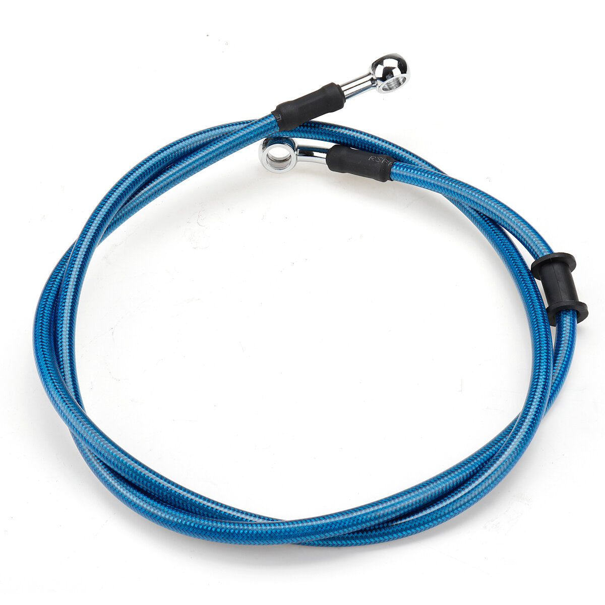300 mm-2200 mm motorfiets gevlochten rem koppeling olieslang lijn pijp kabel universeel blauw