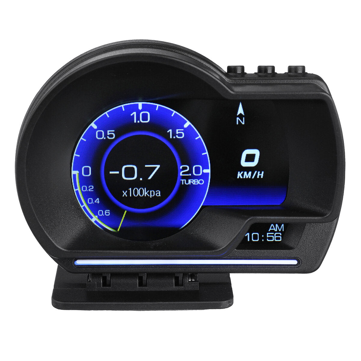 smart car obd2 gps gauge hud head-up digitale display snelheidsmeter turbo rpm alarm