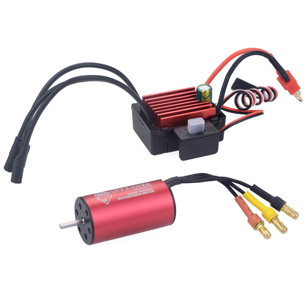 hobby diamond seriers waterdicht 2040 3200kv borstelloze motor met 35a esc voor 1/16 1/18 rc voertuigen