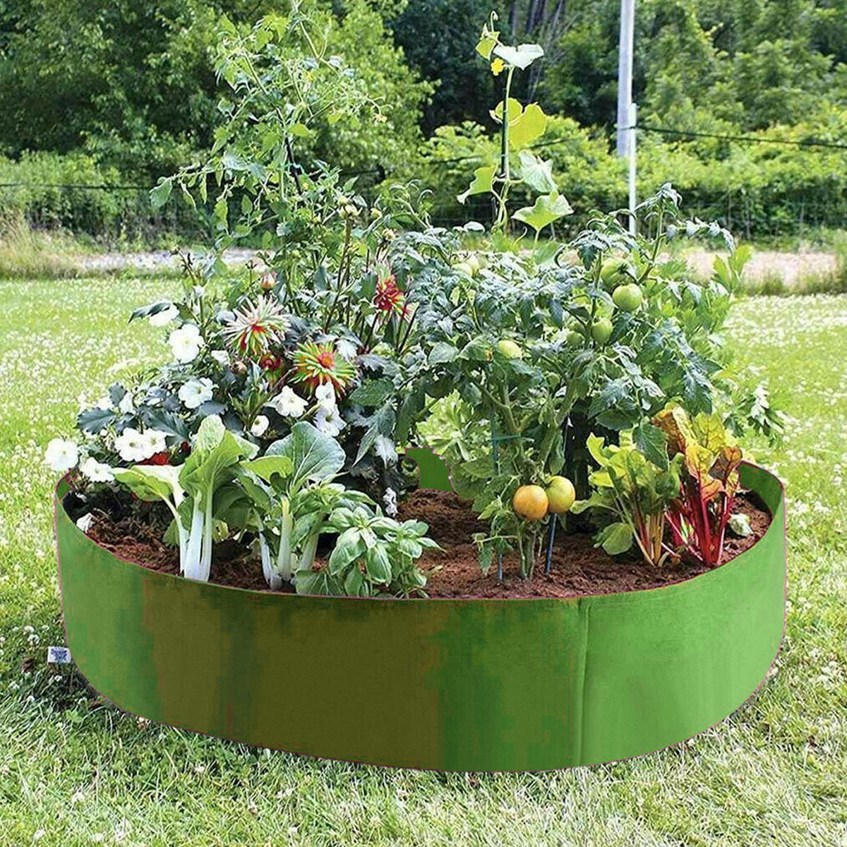 tuin verhoogd stoffen bed planten bloem planter verhoogde plant groeitas doos plantenzak