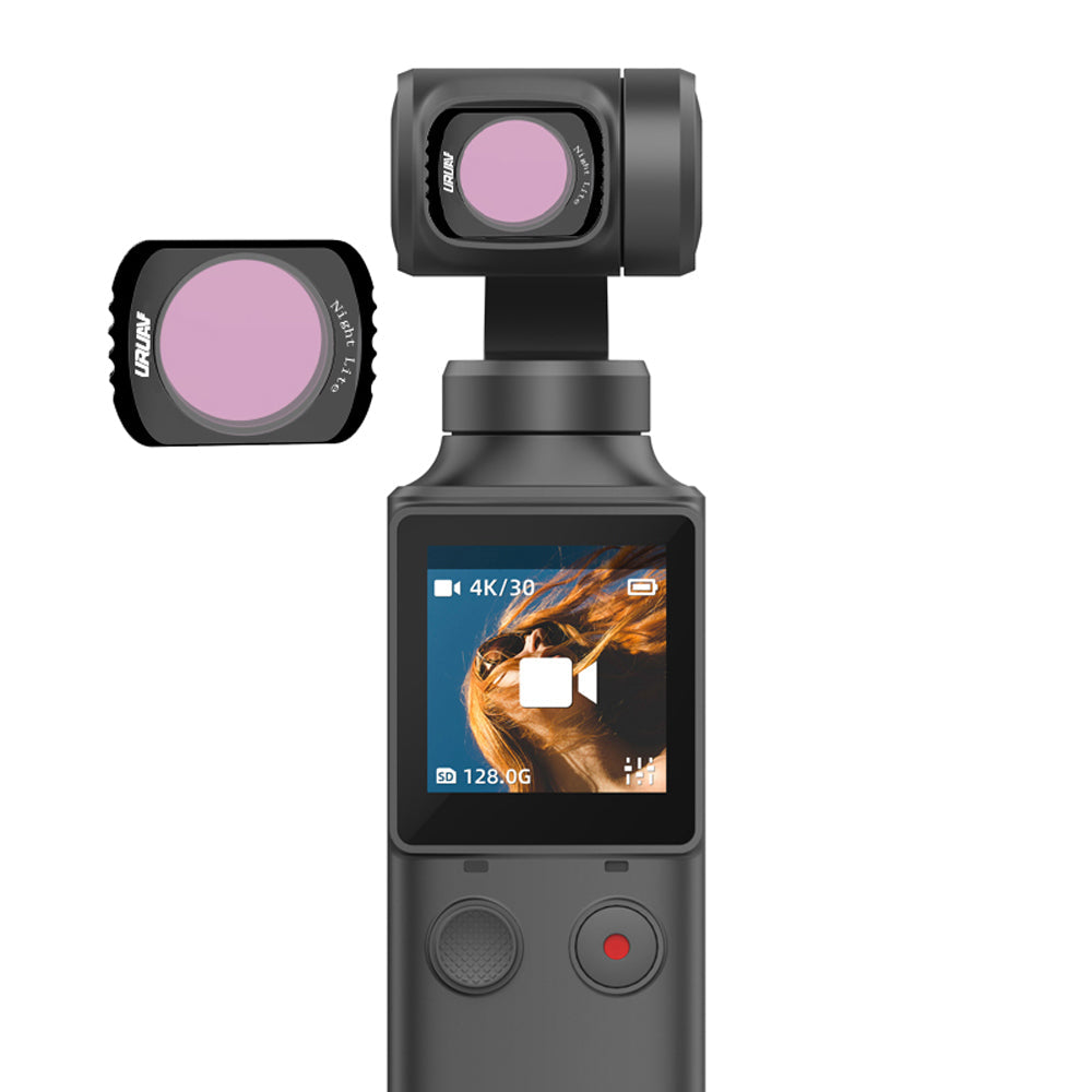 uruav fp-2 camera lens filter nd4/nd8/nd16/nd32/cpl/star/night voor fimi palm pocket handheld gimbal camera-accessoires
