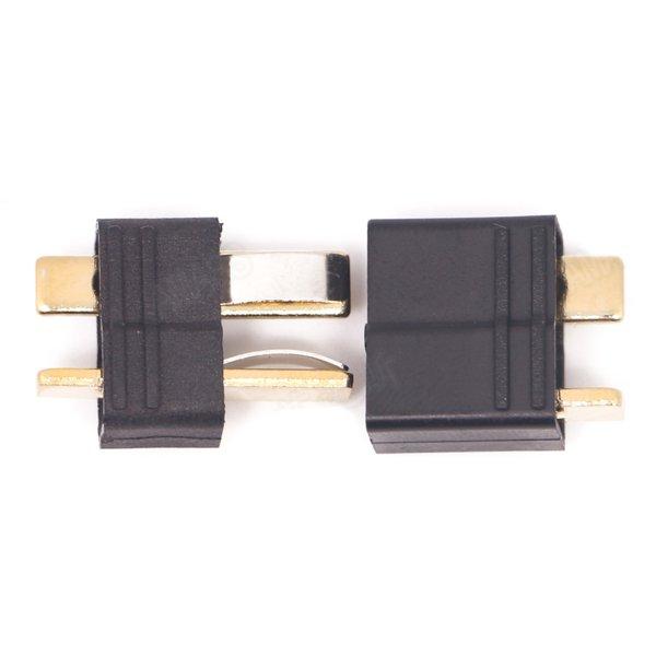 5 paar amass am-1015b anti-slip black t plug connector mannelijk & vrouwelijk