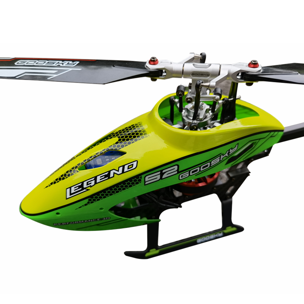 goosky s2 6ch 3d aerobatic dual brushless direct drive motor rc helicopter rtf met gts flight control system