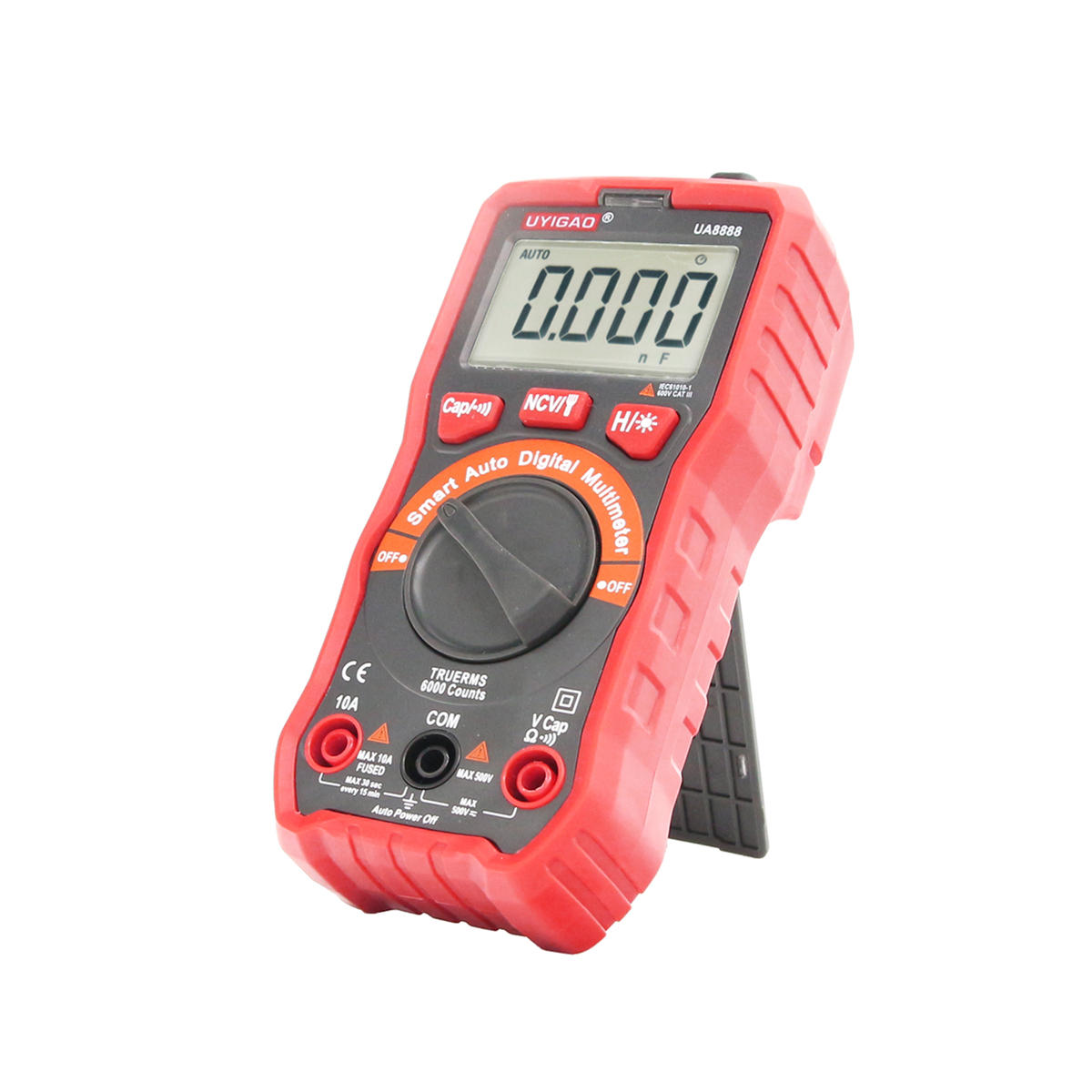 unicao ua888 digitale auto meter multimeter handheld tester ac / dc / resistanc / ncv