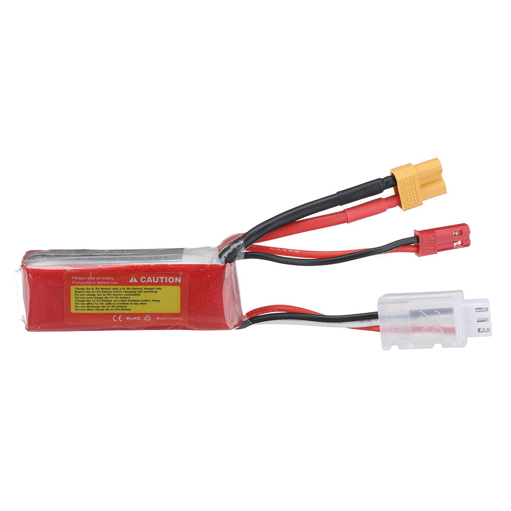 zop power 7.4v 350mah 95c 2s lipo-batterij xt30 jst-stekker voor rc drone