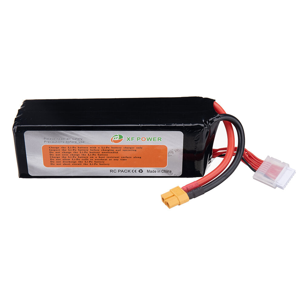 xf power 22.2v 6000mah 60c 6s lipo-batterij xt60-stekker voor rc drone